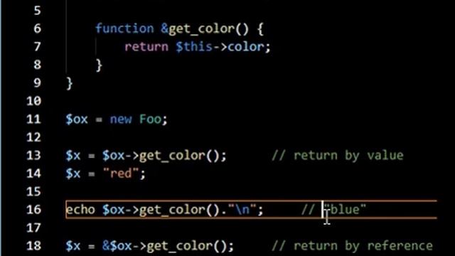 PHP Lesson 3: Returning by value vs Returning by reference смотреть онлайн