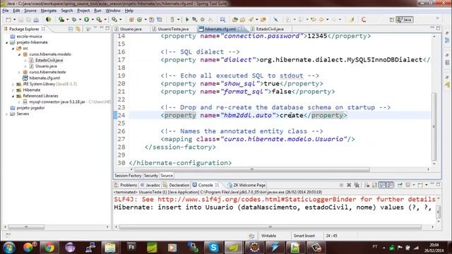 Curso de Hibernate - Aula 03 - @Table, @Column, @Transient, @Temporal e @Enumerated смотреть онлайн