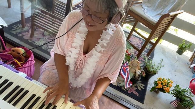 "Amazing Grace" in Hawaiian Piano (karoke creation with Roland FP30 on Garage Band) смотреть онлайн