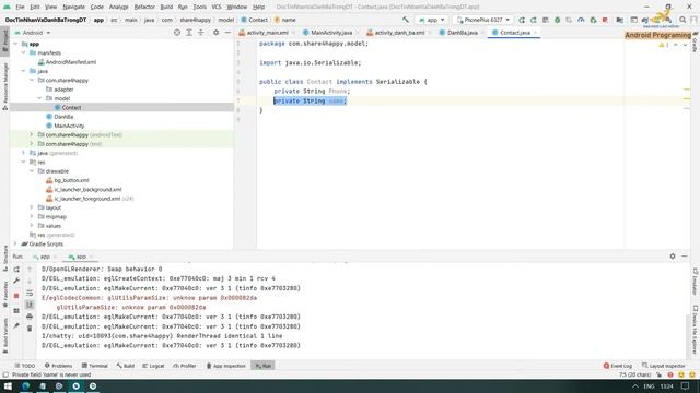 Android Programming - Content Provider - lấy thông tin trong danh bạ điện thoại смотреть онлайн