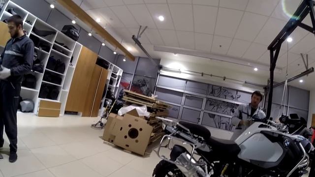 R1200GS Adventure Unboxing  Распаковка и сборка мотоцикла BMW R1200GSA
