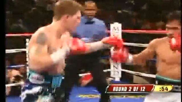 Очень жёсткий ноккаут!!!Manny Pacquiao vs. Ricky Hatton Round 2. flv смотреть онлайн