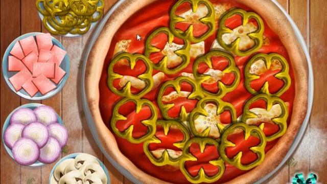 Cooking Unreal Yummy Pizza game/Игра Приготовление нереальной вкусной пиццы смотреть онлайн