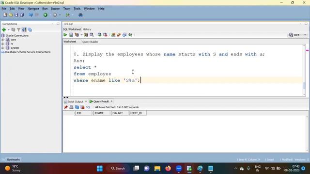 SQL Session-8 SELECT COMMAND SIMPLE QUERIES смотреть онлайн
