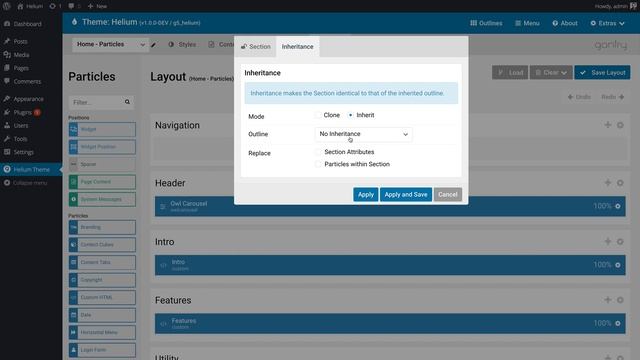 Section Inheritance in Gantry 5.3+ смотреть онлайн