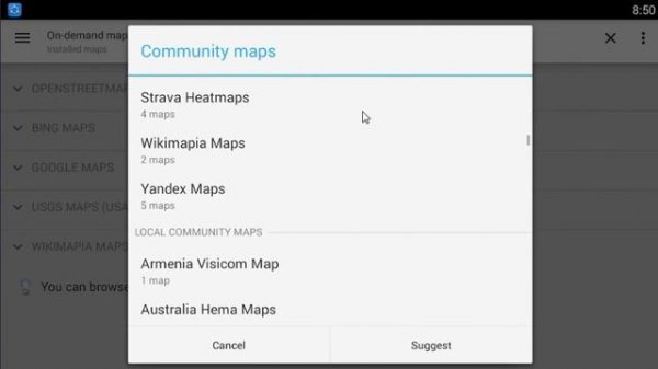 Alpine Quest Maps and Layering