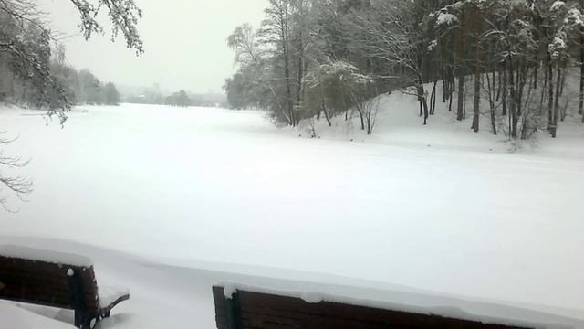 Зимняя Сказка после Снегопада.