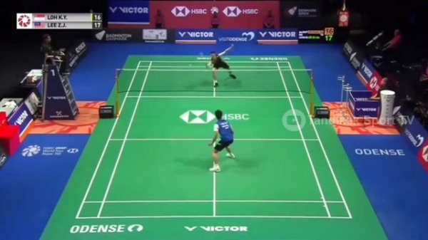 Badminton 2023 Loh Kean Yew vs Lee Zii Jia Denmark Open 2022