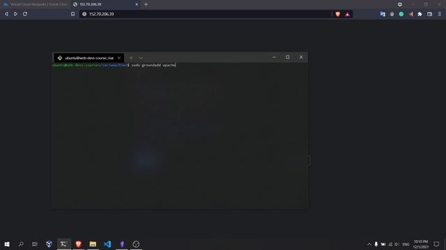 Setting up the VM to host our web application смотреть онлайн