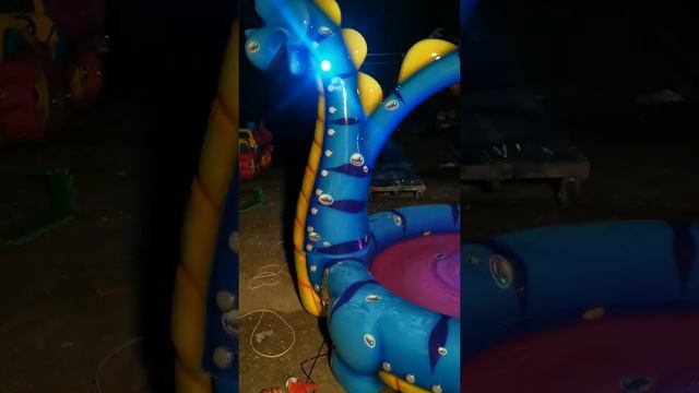 Пиксельная подсветка на аттракционе Рыбалочка от студии КРЫЛЬЯ смотреть онлайн