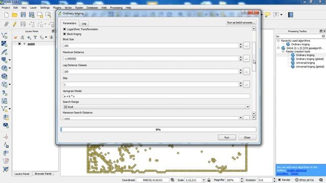 qgis kriging interpolation смотреть онлайн