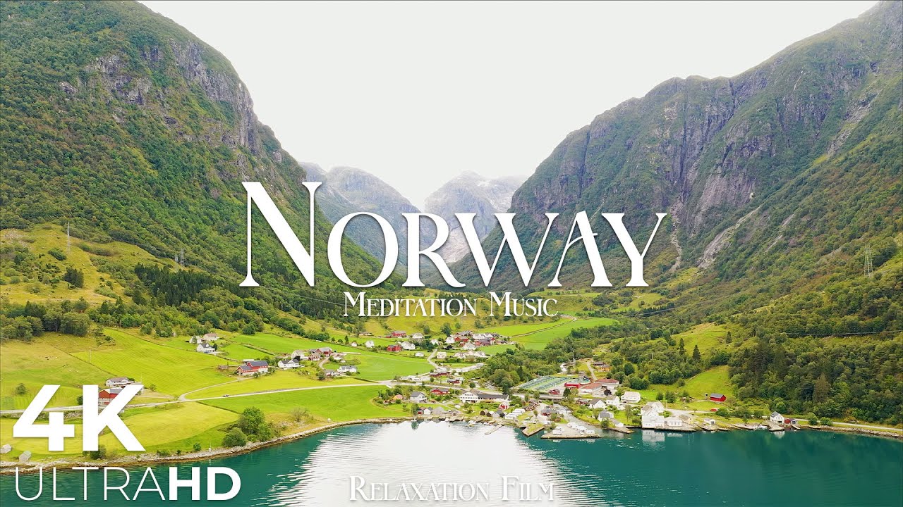 Norway Scandinavia Nature Meditation Relaxing Music 4K Relaxation Film