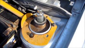 замена передней стойки на калине