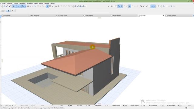 Archicad Çatı Oluşturma смотреть онлайн