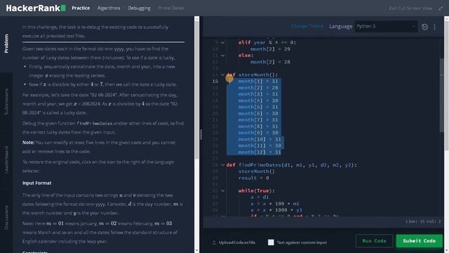 204 - Prime Dates | Debugging | Hackerrank Solution | Python смотреть онлайн