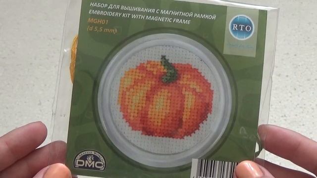 Вышивка крестом. Магнитик от "РТО" и открытка от "Luca-S" смотреть онлайн