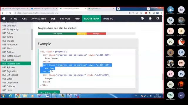 9.Bootstrap 5: Badge + Spinners + ProgressBar + Pagination смотреть онлайн