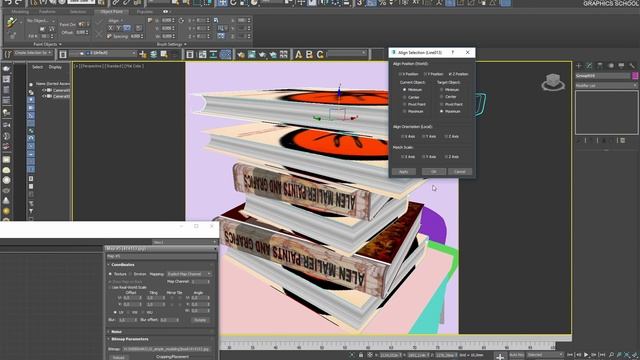 3d max. моделируем кресло, стол, книги, картину смотреть онлайн