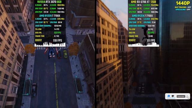 10 Games on RTX 3070 vs RX 6700 XT in 2023 - 1440p смотреть онлайн