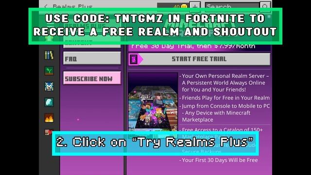 How To Get Free Minecraft Realms 2023! [MCPE, Xbox, PS5, PC] (1.20) смотреть онлайн