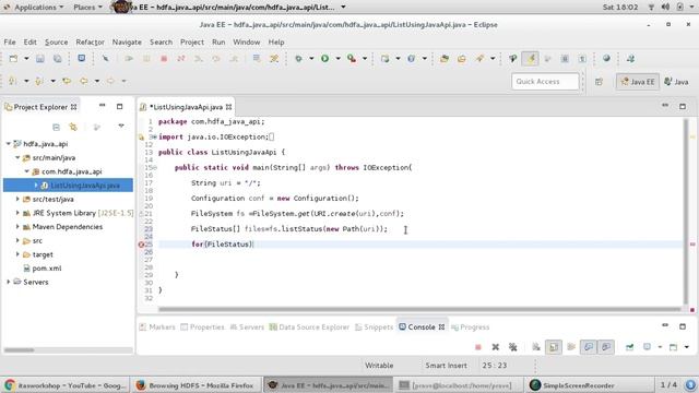List Directory in Local/Hdfs File System using java api- ls command смотреть онлайн