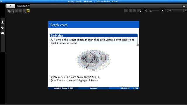 Анализ Социальных Сетей. Лекция 9. Сетевые структуры смотреть онлайн