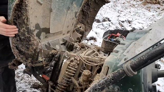 Светодиодный модуль для прицепа. Утопили в грязи. смотреть онлайн
