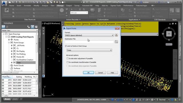 AutoCAD Civil 3D 2015 Tutorial | Creating Point Reports смотреть онлайн