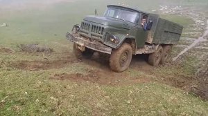 Советские грузовики ГАЗ-66 ЗиЛ-131 и Европейские CSEPEL и IFA W50 на бездорожье!.