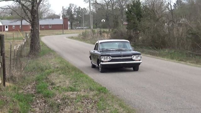 1963 Corvair Monza Convertible 4 Speed Dual Carbs Video 2 смотреть онлайн