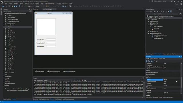 C# Tutorial | Windows Forms | Populate ListBox from SQL Database Using Data Binding | SQL смотреть онлайн