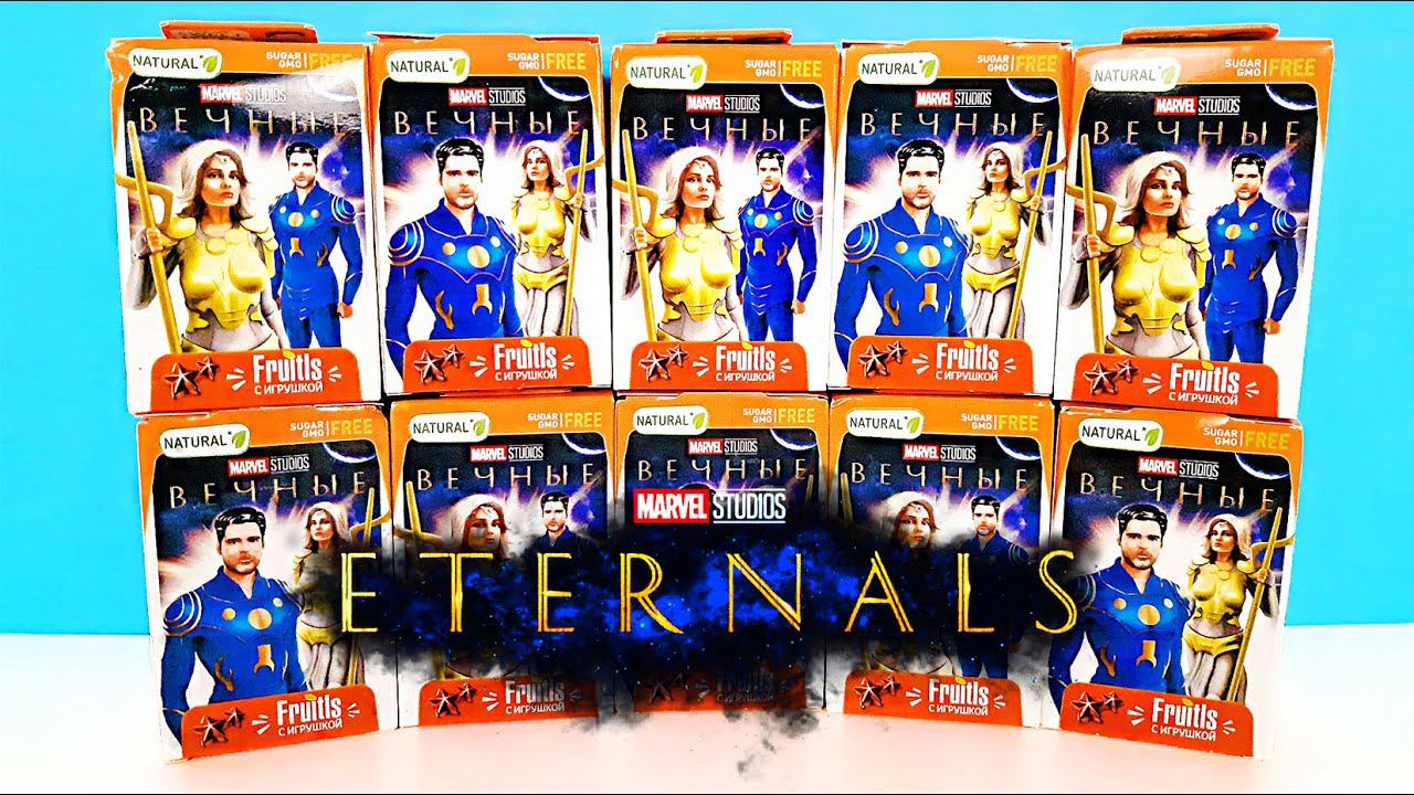 ВЕЧНЫЕ МАРВЕЛ СВИТ БОКС 2022! Сюрпризы, ИГРУШКИ, новые MARVEL ETERNALS Sweet Box Surprise Unboxing