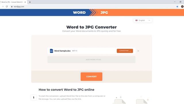 How to convert Word to JPG - Qiuck Tutorial Guide смотреть онлайн