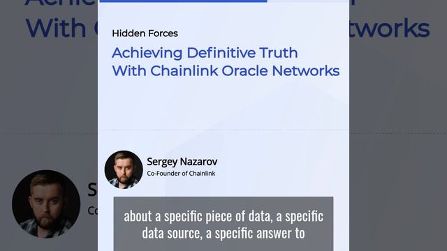 Achieving Definitive Truth With Chainlink Oracle Networks смотреть онлайн
