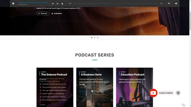 Wpcast - Audio Podcast WordPress Theme Neil Hewie смотреть онлайн
