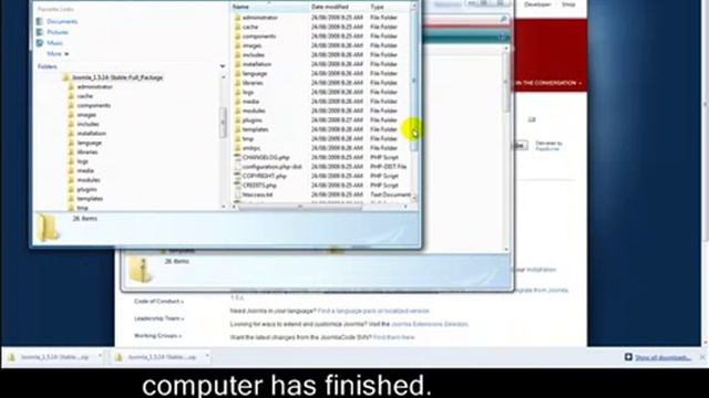 Joomla 1.5 Tutorial - Lesson 4a - Joomla Files смотреть онлайн