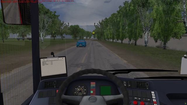 Omsi 2. Чугуев. Автобус Neoplan N4416Ü, Скрпаи - Стеклозавод 