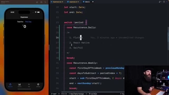 13 - Building an Expense Tracking app with React Native (Expo) смотреть онлайн