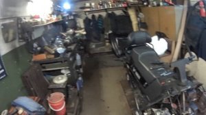 Начинаю разбор снегохода Ямаха ВК 540-3