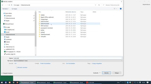 MS Office Excel 2016 - 07. Munkalapok, mentés, megnyitás смотреть онлайн