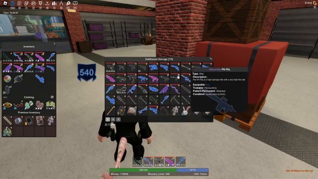 My Collection of All Weapons Winterfest + Factory New - Rise of the Dead (Roblox) смотреть онлайн