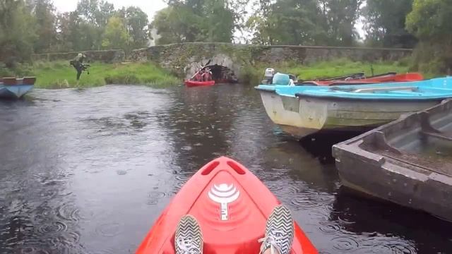 Kayaking around Ross Castle in Killarney National Park, Ireland смотреть онлайн