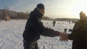 Зимняя рыбалка в Золотом сазане 06 01 2016