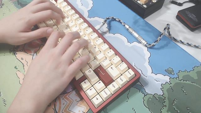 Singa Kohaku - Gateron Cream Soda (Stock) Sound test смотреть онлайн