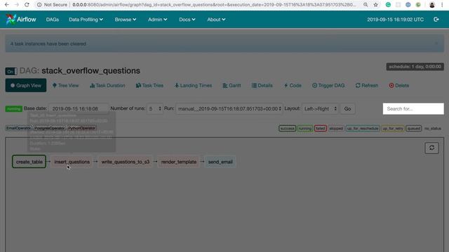 Airflow run DAG demo смотреть онлайн