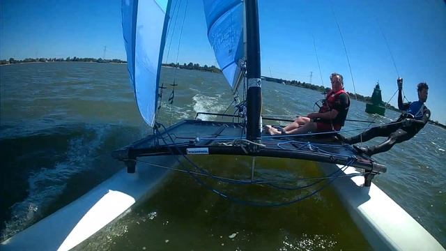 Hobie 16 start bij Marina Muiderzand смотреть онлайн