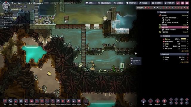 Oxygen Not Included | Baator World-gen Mod | Ep. 58 - groovy beats to mine and build to смотреть онлайн
