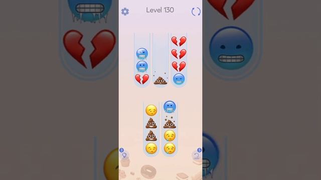 Emoji Sort Master Levels 121 - 140 смотреть онлайн