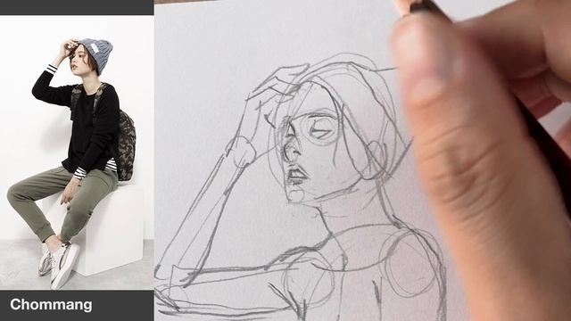 Process of drawing the body / (Anatomy) How to draw / Step by Step смотреть онлайн