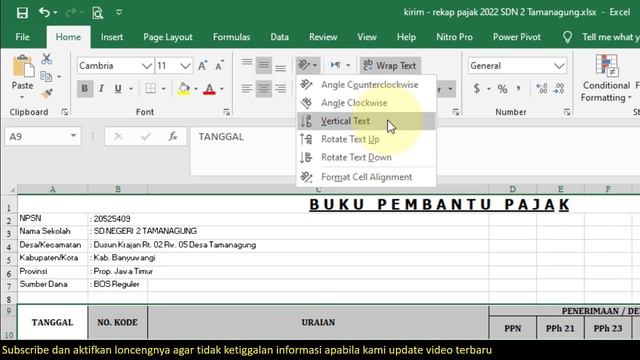 cara memiringkan atau membuat tulisan miring di excel смотреть онлайн